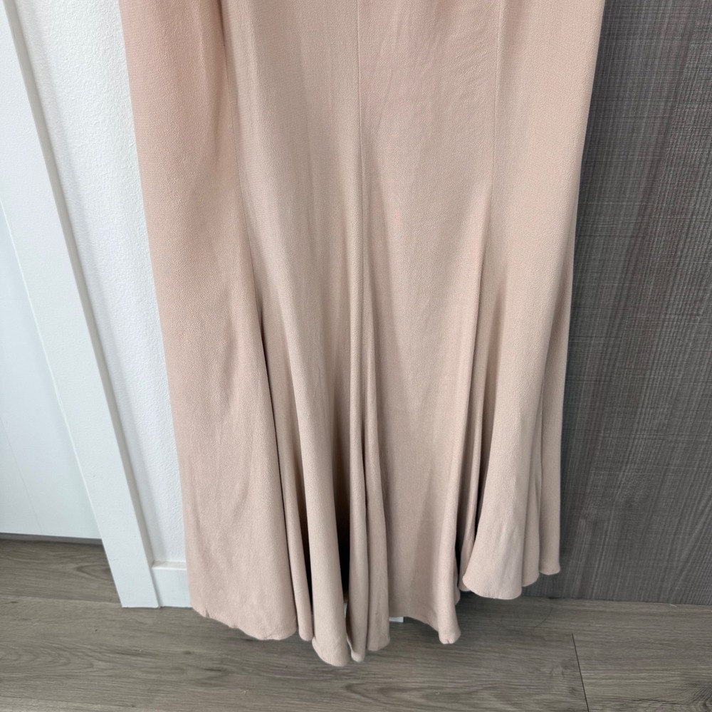 Reformation Champagne Off Shoulder Gardner Maxi Dress Gown Sweetheart Size 4‎ - Picture 13 of 14